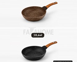 طقم قلايات جرانيت 6 قطع من Dokum Tava مع نظام توزيع حرارة 18-20-22-24-26-28