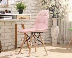 كرسي عصري لون زهري للمكاتب وغرف الطعام كرسي عصري لون زهري للمكاتب وغرف الطعام