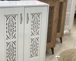 خزانة احذية ثلاثية كريمي مستورد تركي خزانة احذية ثلاثية كريمي مستورد تركي