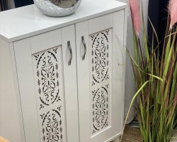 خزانة احذية ثنائية ابيض مستورد تركي