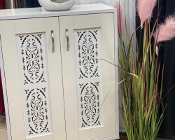 خزانة احذية ثنائية كريمي مستورد تركي