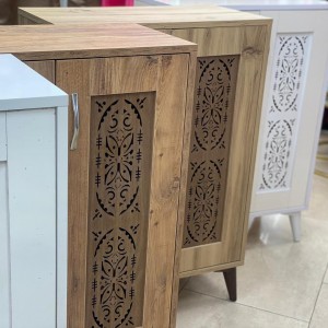 خزانة احذية ثنائية سكني موشح ابيض مستورد تركي