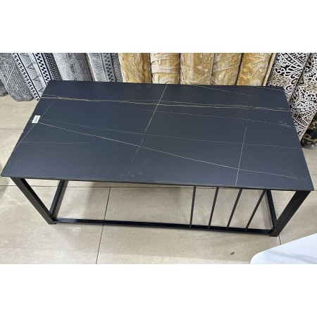 طقم طاولات وسط مدور عمدان 5 عمدان وجه رخام ملون متداخل قطعتين