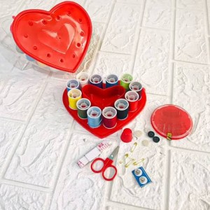 طقم عدة خياطة خيطان مع مقص وابر خياطة 30قطعة