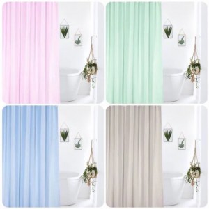 ستارة حمام وتر بروف مبزر سادة