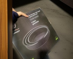 طقم صواني جرانيت اسود 30-34-38 سم ماركة TASTE LINE موديل R30