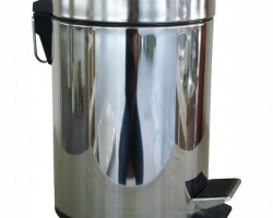 سله مهملات معدن 3 لتر دعسة