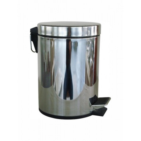 سله مهملات معدن 5 لتر دعسة