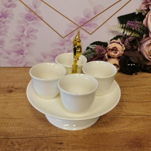 طقم فناجين ساده ابيض 12 ق SF-3556 بورسلان طقم فناجين ساده ابيض 12 ق SF-3556 بورسلان