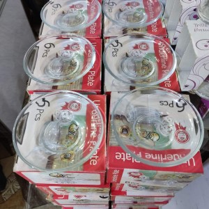 طقم صحون متكات زجاج/ 6UNDERLINE طقم صحون متكات زجاج/ 6UNDERLINE