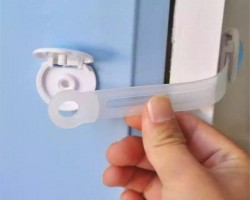 قفل خزائن لحماية الاطفال قطعتين