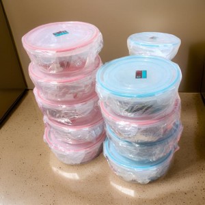 طبروير سفرطاس ثلاث قطع محكم الاغلاق شفاف 43-5