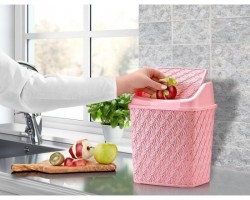 سطل / دلو / سله مهملات 7 لتر مروحة رتان 