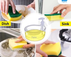 علبه سائل جلي بطة مع ليفه وكبسهNO9W-2 علبه سائل جلي بطة مع ليفه وكبسهNO9W-2