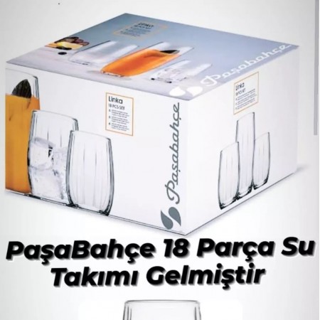 طقم كاسات Paşabahçe Linka 18 قطعة طقم كاسات Paşabahçe Linka 18 قطعة