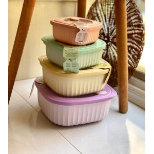 طقم تبروير سيليكون 4 مدور/ مربع/ مستطيل