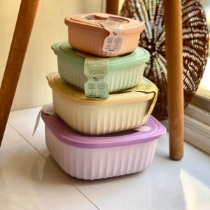 طقم تبروير سيليكون 4 مدور/ مربع/ مستطيل