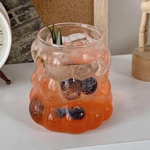 كاس زجاج ببلز بدون يد  BUBBLES  