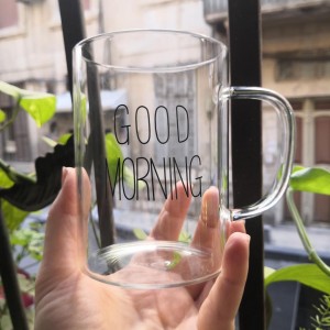 كاسة ماغ شفاف وسط جود مورنيج N018-19
