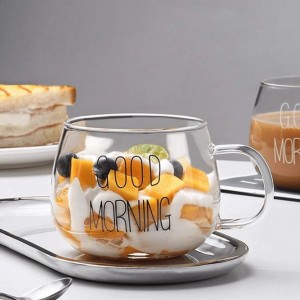 كاسة ماغ شفاف جود مورننج 400 مل NO18-4 كاسة ماغ شفاف جود مورننج 400 مل NO18-4