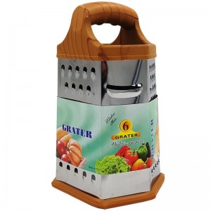 مبشرة ستانلس سداسي مع مقبض خشبي 1-117 مبشرة ستانلس سداسي مع مقبض خشبي 1-117