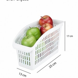 سلة تنظيم ثلاجة بلاستيك ابيض رفيع polirex كود 865 حجم سلة تنظيم ثلاجة بلاستيك ابيض رفيع polirex كود 865 حجم