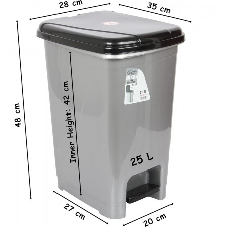 سطل دعسة مستطيل 15 لتر ZP421تركيS2-2 سطل دعسة مستطيل 15 لتر ZP421تركيS2-2