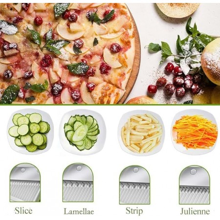 مفرمة سلطة سحب 5 وظائف مع سلة مدمجة HY43362