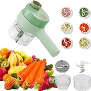 فرامة خضار / لحوم حجم صغير مع يد لون اخضر