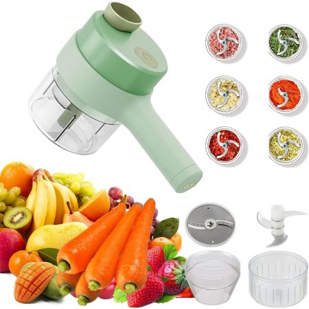 فرامة خضار / لحوم حجم صغير مع يد لون اخضر