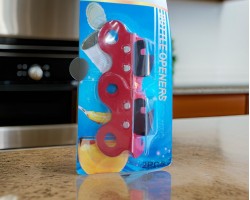 مفتاح علب ثقيل احمر قطعتين