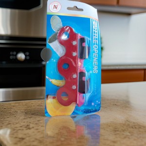 مفتاح علب ثقيل احمر قطعتين