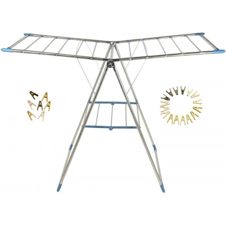 منشر غسيل طبقة واحدة معدن مع فصالات بلاستيك 30 متر mX-0091-1