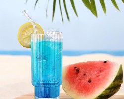 كاس زجاج محزز طويل Lorita 