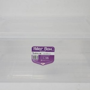 علبة تخزين بلاستيك مع غطاء 20 لتر شفاف 356 HilerBox Polirex