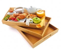 طقم صواني 3 خشب بامبو وسط لون بيج 15 × 25 + 17 × 28 + 22 × 31 سم طقم صواني 3 خشب بامبو وسط لون بيج 15 × 25 + 17 × 28 + 22 × 31 سم