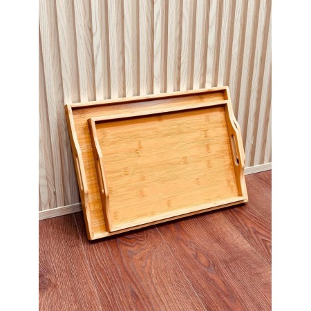 صواني تفضيل خشب بامبو عدد 2