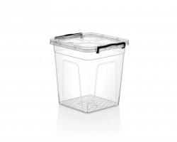 علبة تخزين طويل بلاستيك مع غطاء10 لتر شفاف MRD053 Mienca سفرطاس