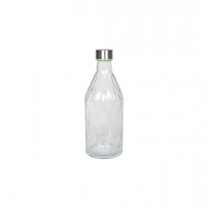 زجاجة "Rhombus" أنيقة بسعة 1 لتر، بقياس 9.5x25.5 سم - قنينة ماء