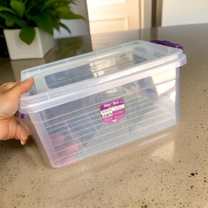 علبة تخزين بلاستيك مع غطاء 3.5 لتر شفاف 352 hiler box سفرطاس علبة تخزين بلاستيك مع غطاء 3.5 لتر شفاف 352 hiler box سفرطاس