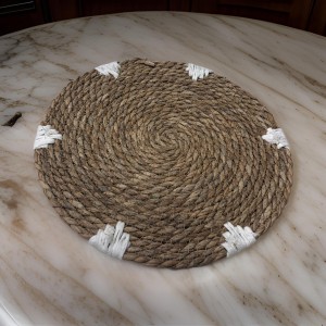 كوستر قش كبير 37 سم مع خيوط صنارة على الاطراف wa46-15 كوستر قش كبير 37 سم مع خيوط صنارة على الاطراف wa46-15