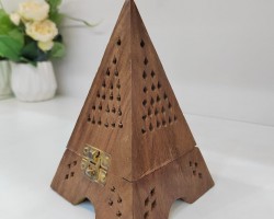 مبخره خشب زان محفر شكل هرمي