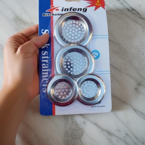 طقم مصافي حوض مطبخ ستانلس ستيل 4 قطع طقم مصافي حوض مطبخ ستانلس ستيل 4 قطع