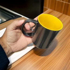 ماج بورسلان ثقيل سادة حجم كبير 330 مل