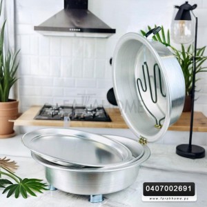 خبازة كهرباء المنيوم حجم صغير حيف عالي طنجرة خبز المقاس  37 سم 