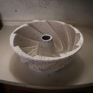 قالب كيك جرانيت بوب اشكال شكل وردة حجم صغير اسود - بيج