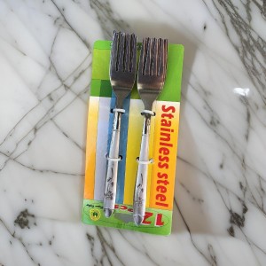 شوك ستانليس كرت حجم صغير 12 قطعة