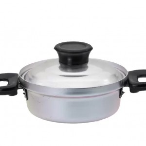 طنجرة المنيوم مع غطا 15 سم تركي I4-5