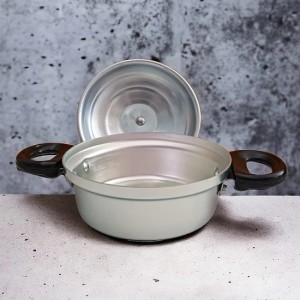 طنجرة المنيوم مع غطا 15 سم تركي I4-5