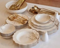 طقم صحون 24 قطعة موديل a7-001